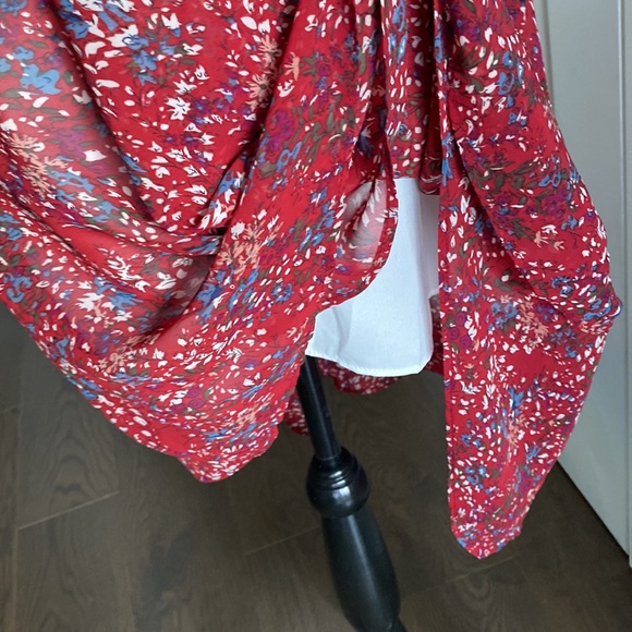 Red Floral Dress by Cocobella - Picture 5 of 5